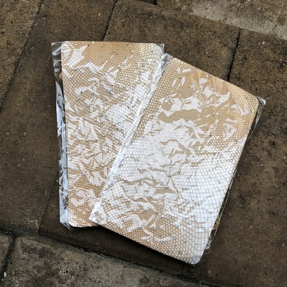 NWT Rhinestone Sexy Nude Tan Fishnets Tights Stocking - Picture 6 of 8